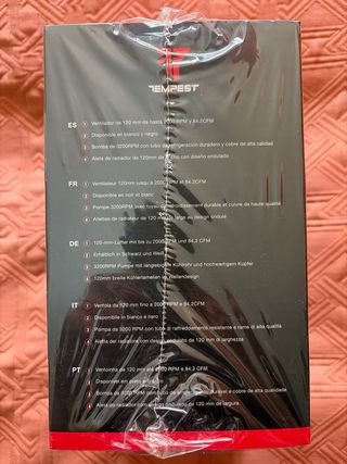 Refrigeración liquida para ordenador de sobremesa