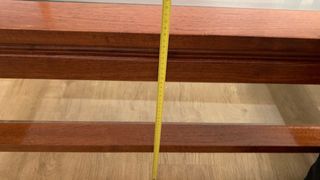 Mesa de centro madera y cristal