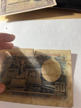 Billete 50 Pesetas Banco de España 1935