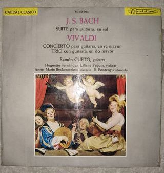 Vinilo Musidisc: Bach y Vivaldi (Guitarra)