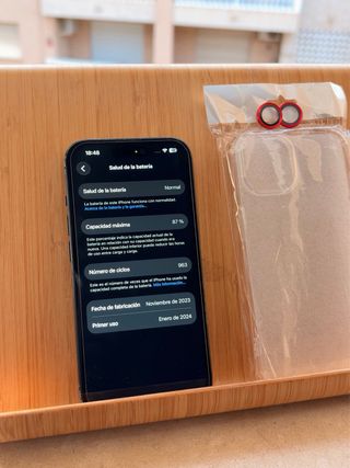 iPhone 15 87% 128GB negro