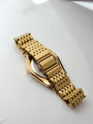 Relógio Digital BINBOND Dourado e Azul