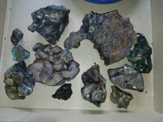 Rame nativo minerale grezzo. Quasi 2kg