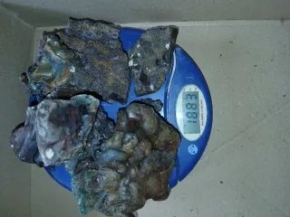 Rame nativo minerale grezzo. Quasi 2kg