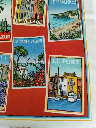 Tela  puro Algodón 6 Estampados Costa Azul