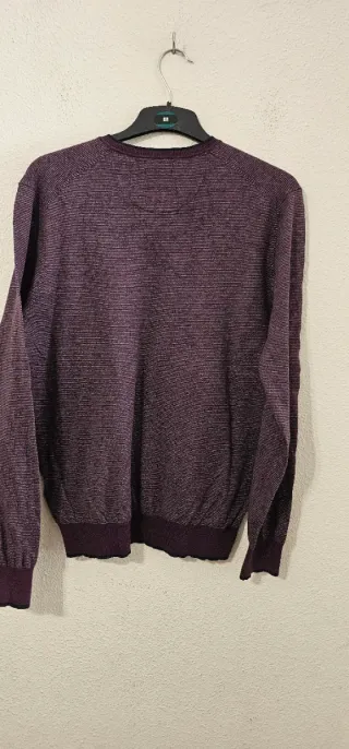 Jersey Massimo Dutti Rayas Morado