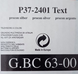 Televisor Grundig CRT 14 pulgadas