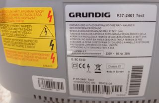 Televisor Grundig CRT 14 pulgadas