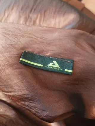 Conjunto falda y top marrón