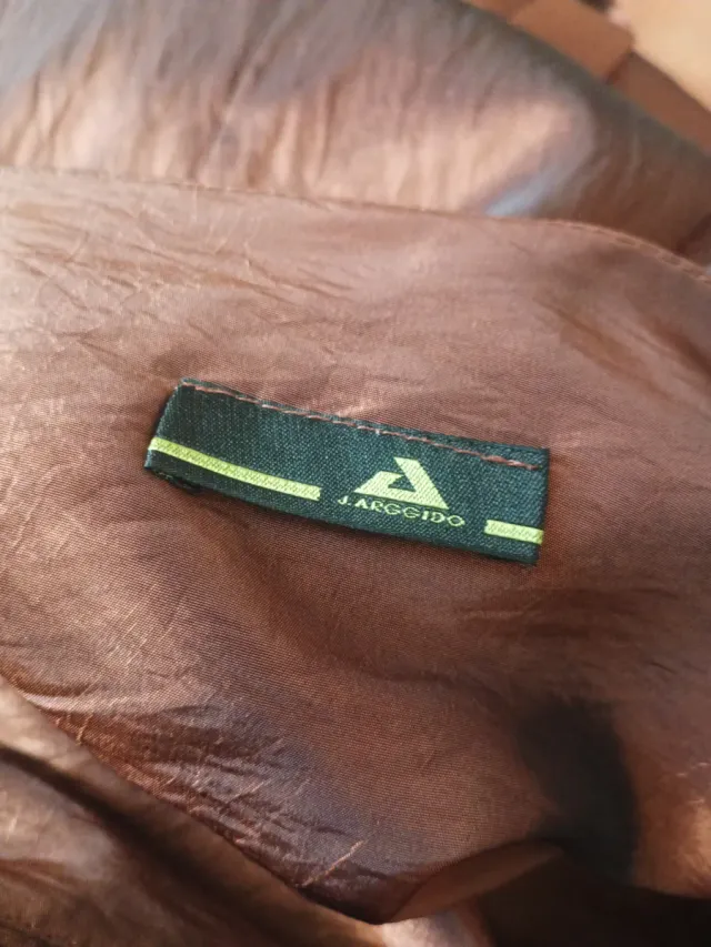 Conjunto falda y top marrón