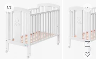 Cuna Micuna Nicole Madera Blanca