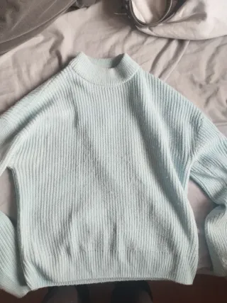 Jersey azul de punto