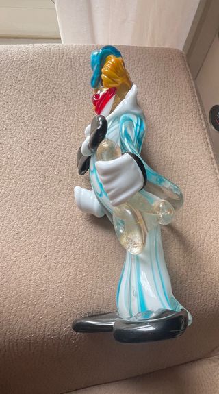 Figura payaso cristal Murano