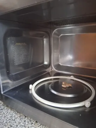 Horno Microondas Plateado