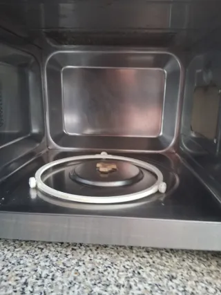 Horno Microondas Plateado