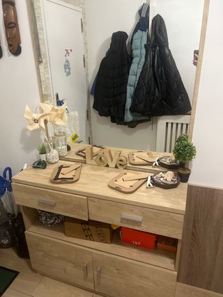 Recibidor mueble + espejo