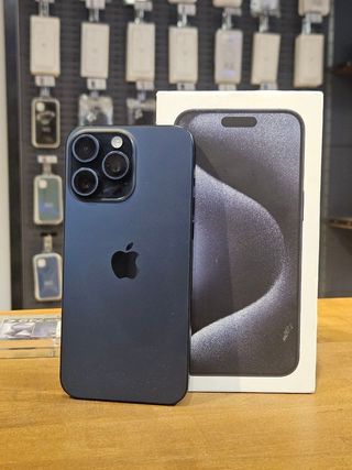 IPHONE 15 PRO MAX 256GB AZUL 90% BATERIA
