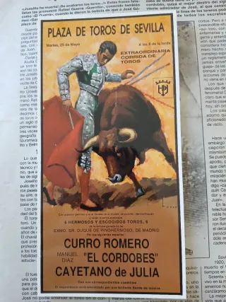 Lote 3 Postales Toros Sevilla y Linares