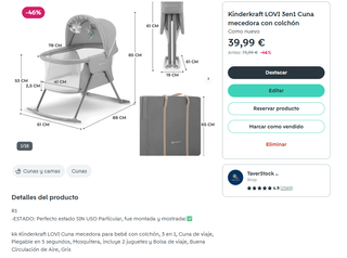 Lote Cuna Kinderkraft Lovi + Nutria Fisher Price