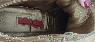 Zapatillas deportivas mujer marrones/oro