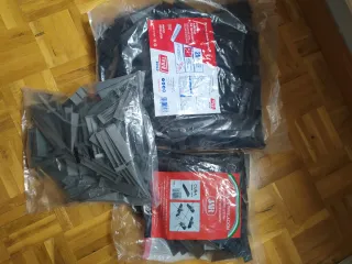 Sistema Nivelación cuñas, clips y alicates.