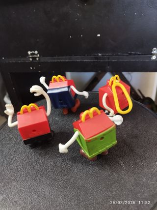 4 Figuras Cajita Feliz McDonald's