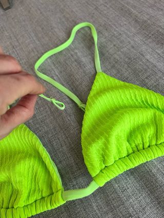 Bikini Calzedonia triangolo fluo tg.2