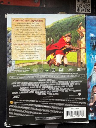 Harry Potter y la Piedra Filosofal DVD