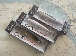 Lote 3 señuelos Spanish Lures Brutale 100