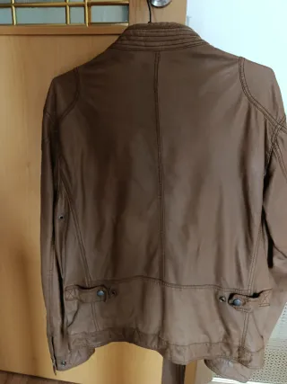 Chaqueta Cuero Hombre Massimo Dutti Talla L