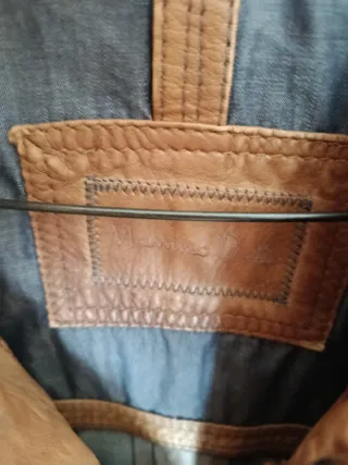 Chaqueta Cuero Hombre Massimo Dutti Talla L