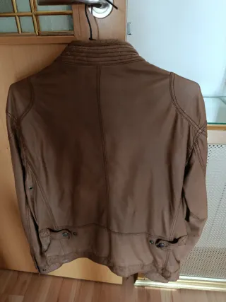 Chaqueta Cuero Hombre Massimo Dutti Talla L