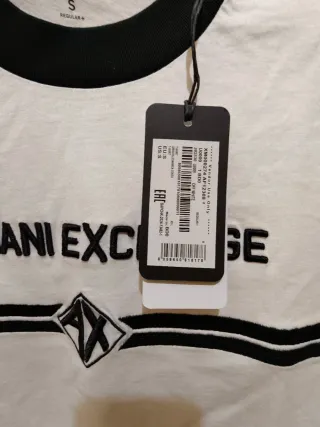 Camiseta Armani Exchange S Blanca Nueva