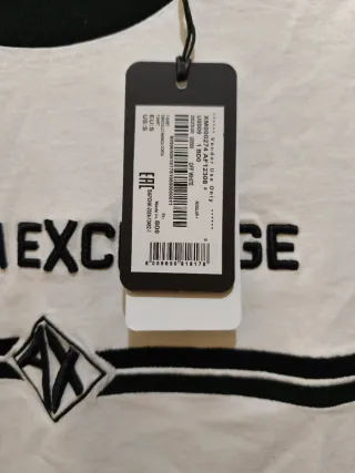 Camiseta Armani Exchange S Blanca Nueva