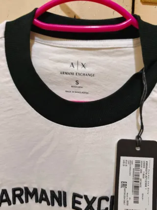 Camiseta Armani Exchange S Blanca Nueva