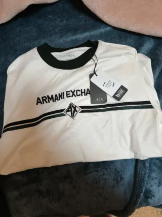 Camiseta Armani Exchange S Blanca Nueva
