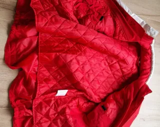 Chaqueta de moto Fortuna Simple Roja/Blanca