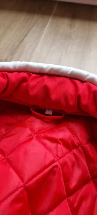 Chaqueta de moto Fortuna Simple Roja/Blanca