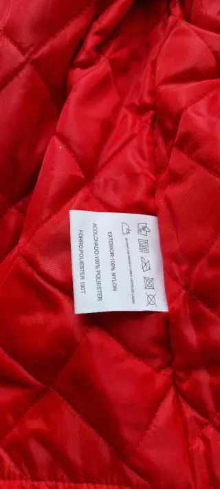 Chaqueta de moto Fortuna Simple Roja/Blanca