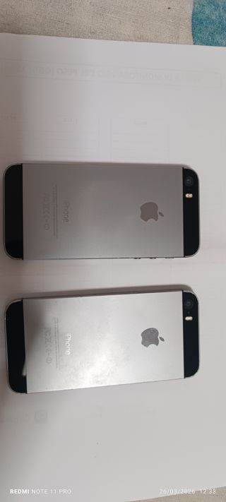 2 Apple iPhone 5 Nero/Argento