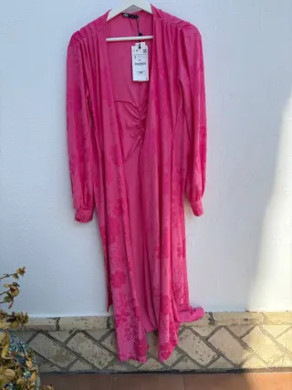 Vestido cruzado floral Zara nuevo S