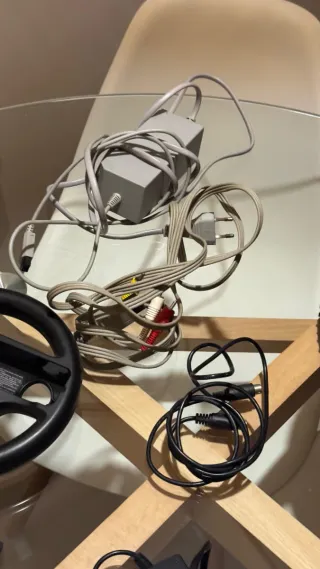 Lote Consola Wii Negra + Accesorios