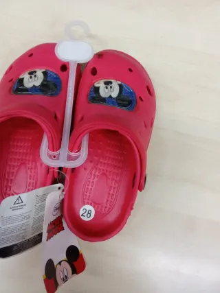 Zoccoli Bimbo Disney Topolino Rosa Tg 28