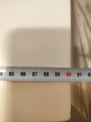 Mesa salón blanca cristal negro plegable