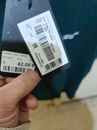 Camiseta Armani Exchange Verde Talla S