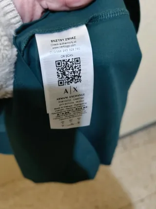 Camiseta Armani Exchange Verde Talla S
