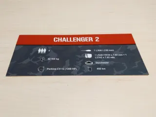 Maqueta 1/72 - Tanque Challenger 2