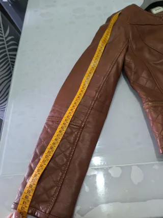 Giacca Pinkie pelle marrone donna