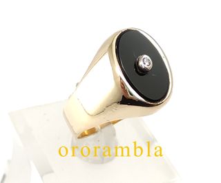 Sello Oro 18k Ónix