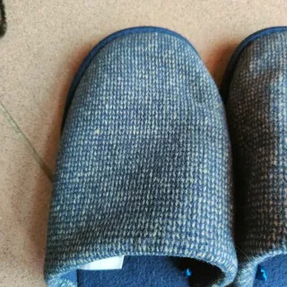 Pantofole uomo blu/grigie